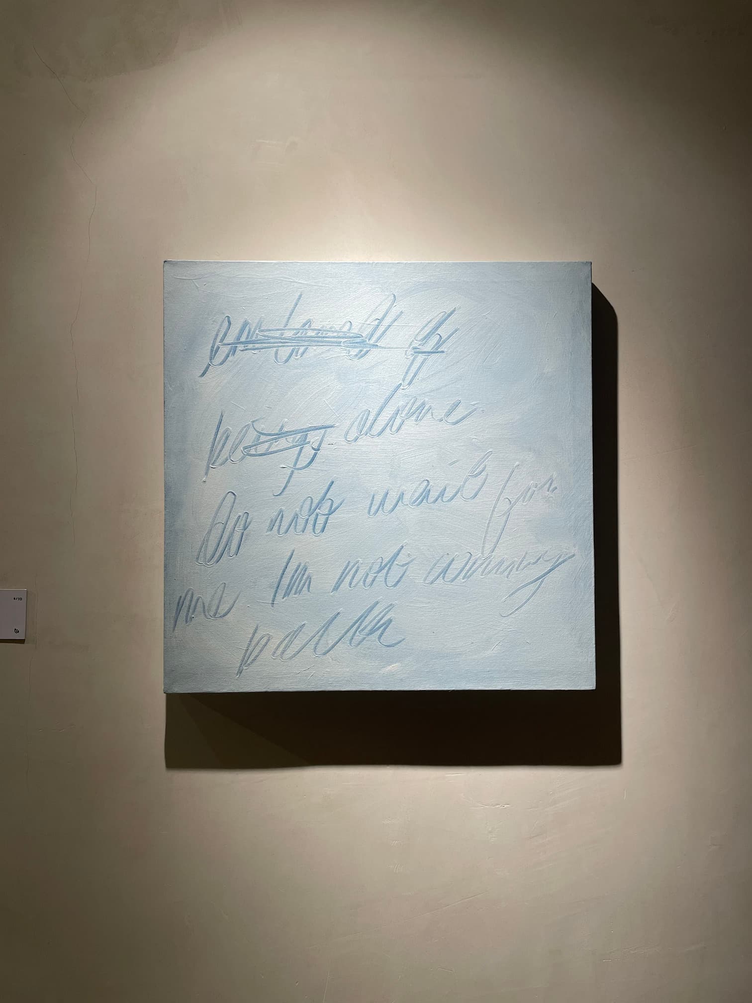 Do not wait for me, I'm not coming back 1